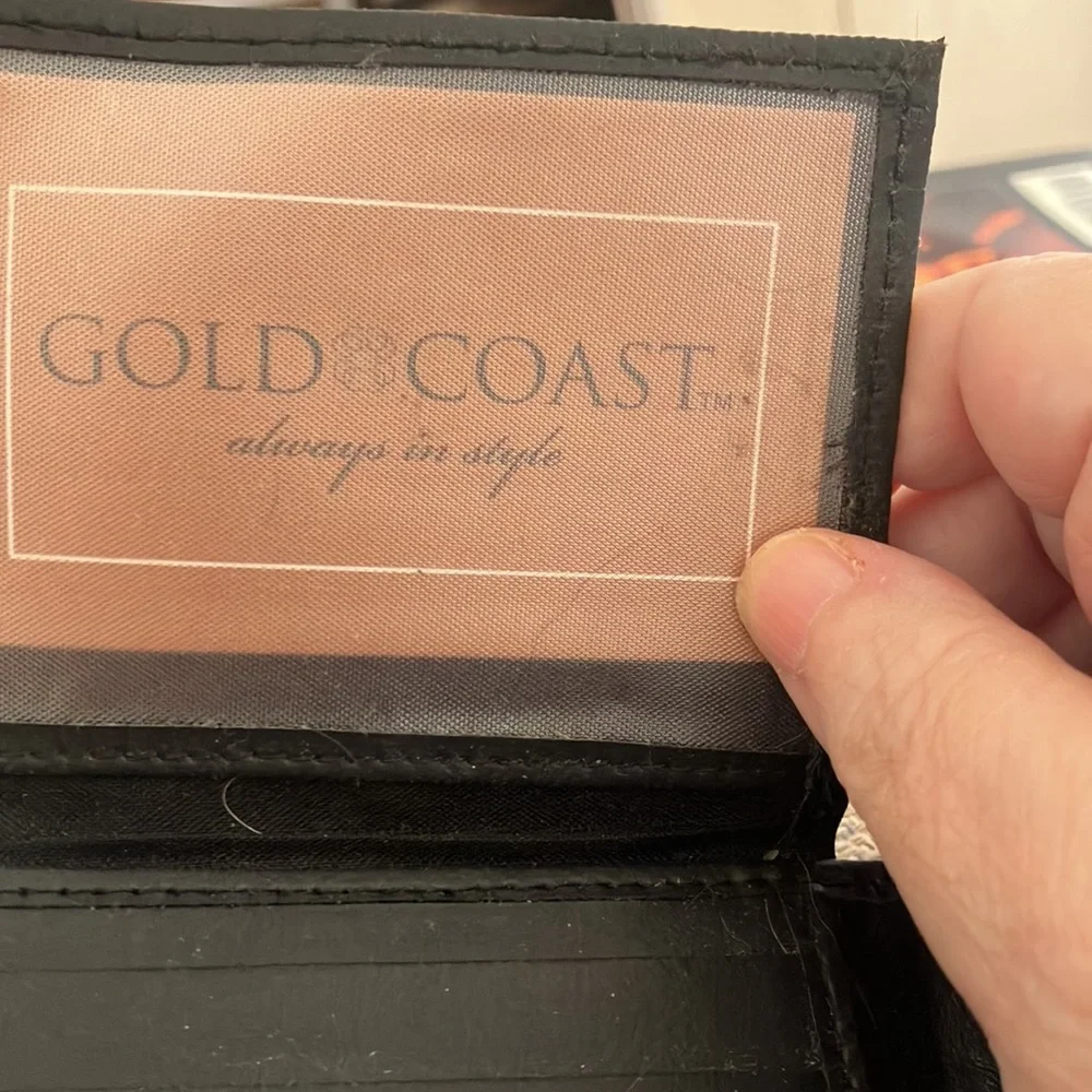 Black Textured Men's Wallet